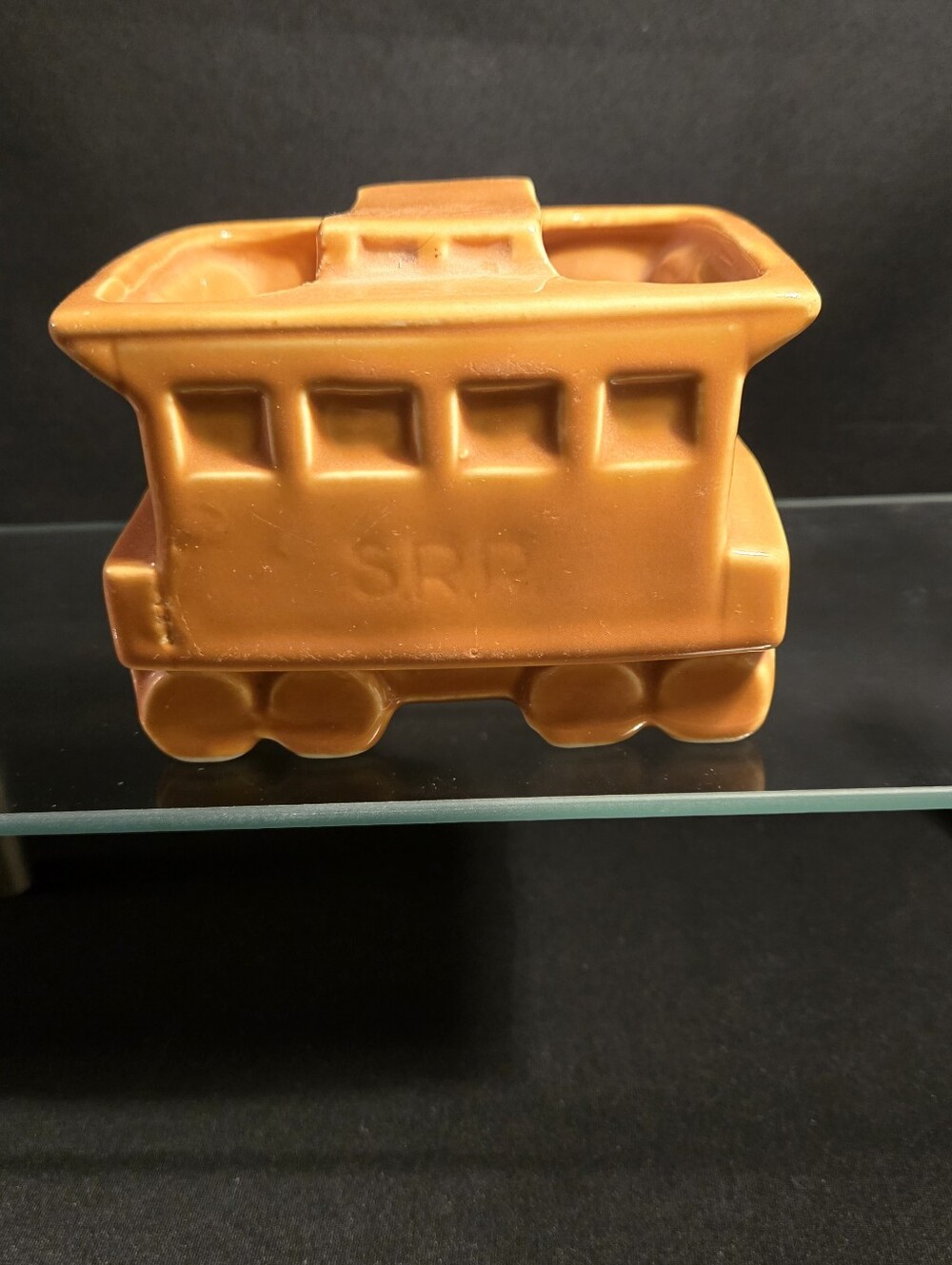 Vintage Shawnee Ceramic Train Caboose Planter -
